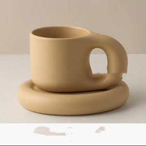 Elevate Your Coffee Experience with the Nordic Minimalist Ceramic Mug Set