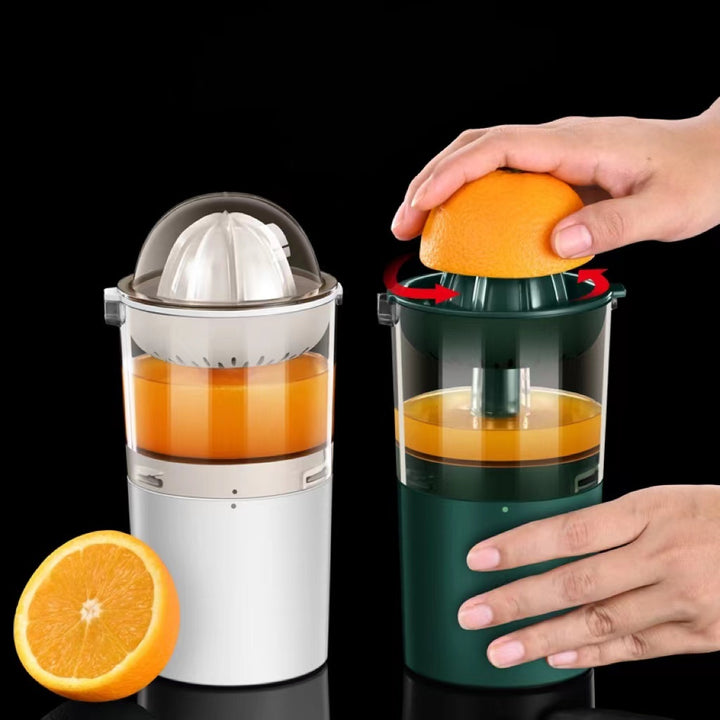 Electric Orange Press Mini Fruit Juicer