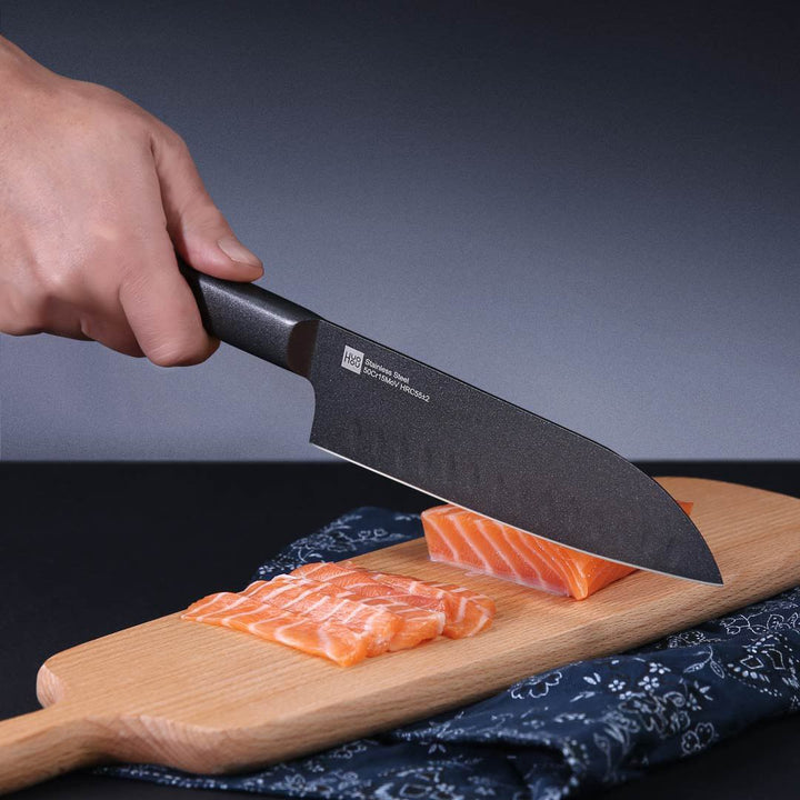 Huohou Cool Black Steel Knife Set