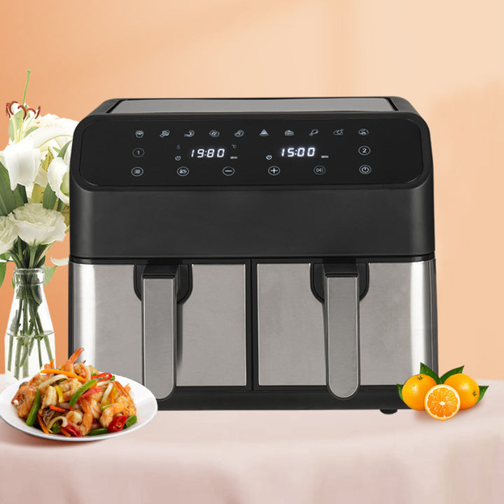 Visual Intelligent Touch Screen Double Pot Air Fryer