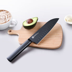 Elevate Your Culinary Experience with the Huohou Cool Black Steel Knife Set