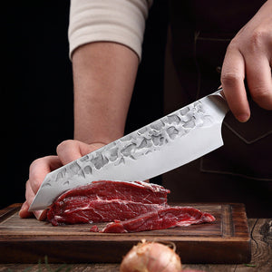 Elevate Your Culinary Experience with the Hand Forged Chef's Knife Hammer
