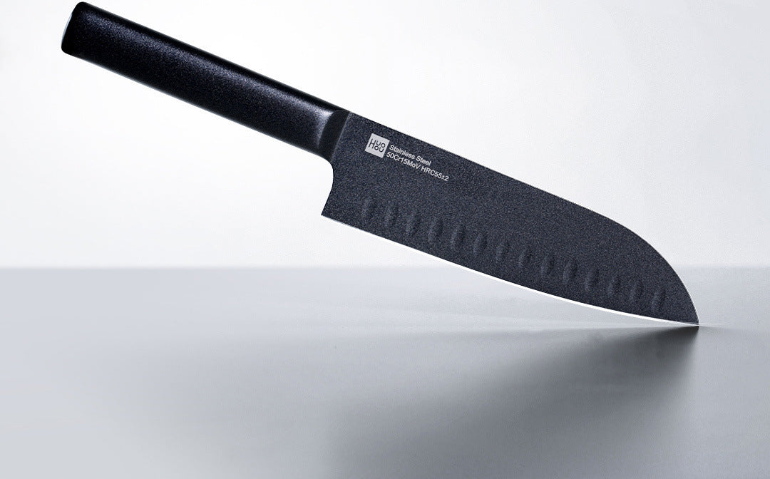 Huohou Cool Black Steel Knife Set