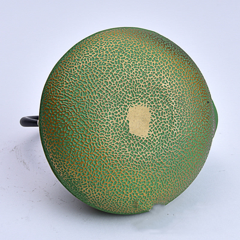 Iron pot dragonfly gold green