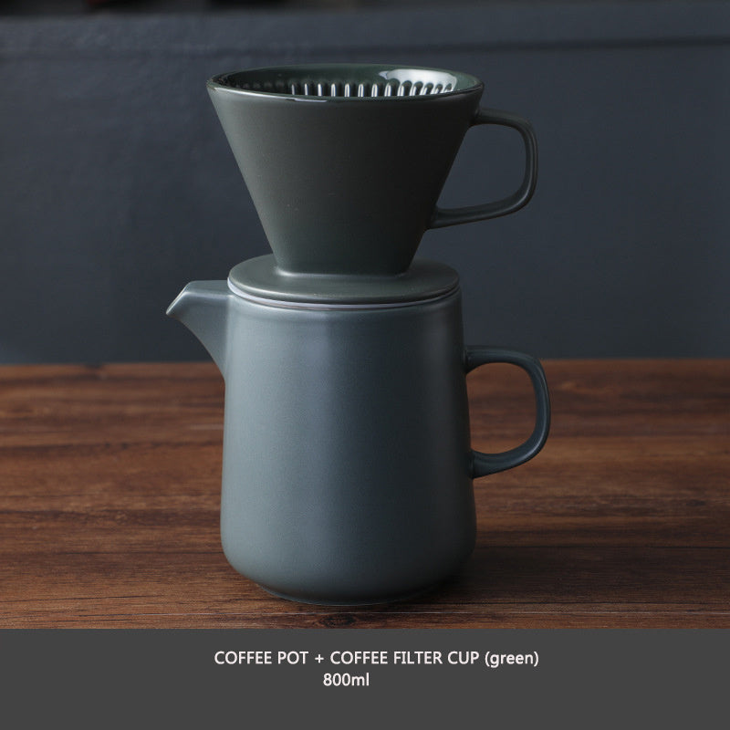 Ceramic Drip Coffee Maker Set For Home Use