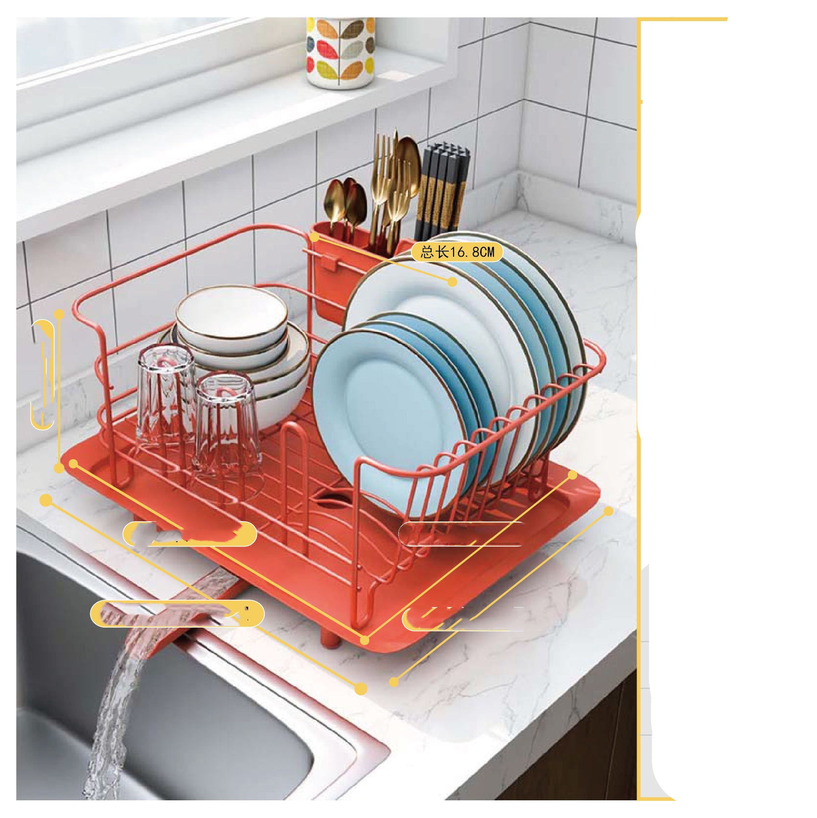 Stainless Steel Dish Rack Drain Rack