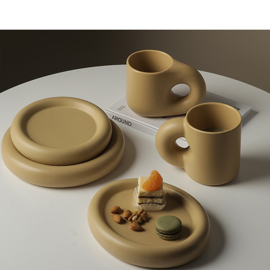 Nordic Minimalist Ceramic Mug Fat Mug Set