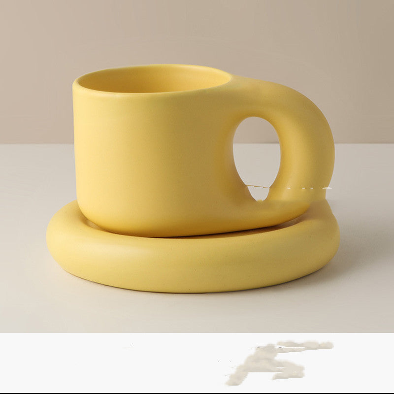 Nordic Minimalist Ceramic Mug Fat Mug Set