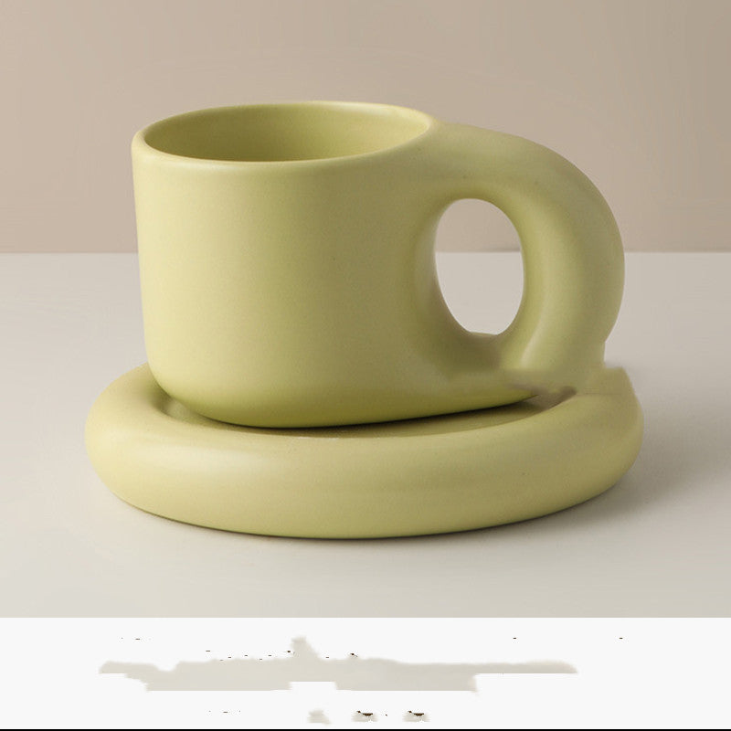 Nordic Minimalist Ceramic Mug Fat Mug Set