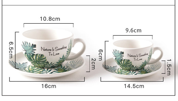 Embossed Latte Coffee Cup Cappuccino Cup