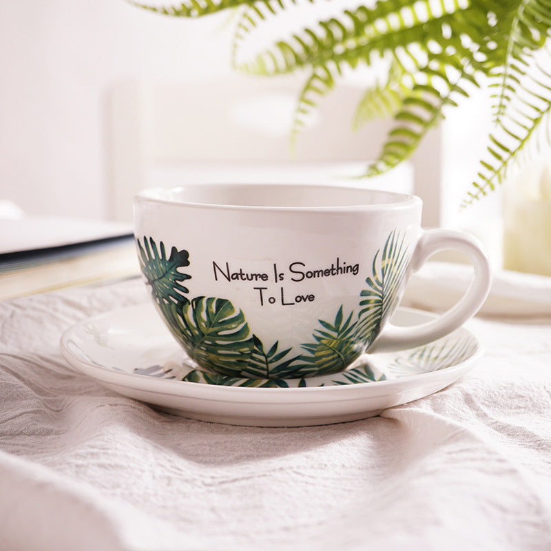 Embossed Latte Coffee Cup Cappuccino Cup