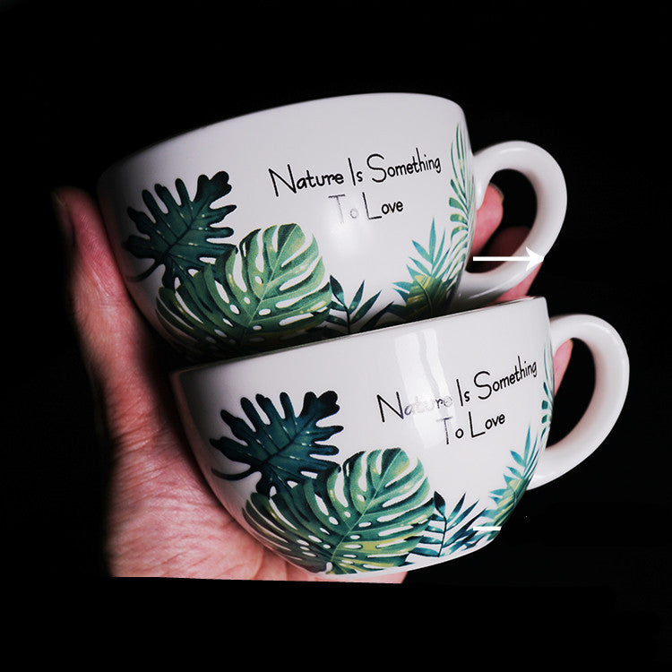 Embossed Latte Coffee Cup Cappuccino Cup