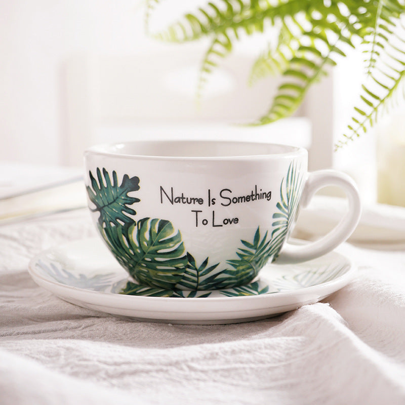 Embossed Latte Coffee Cup Cappuccino Cup