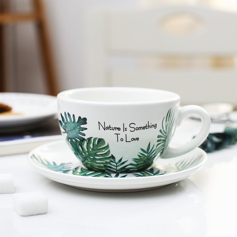 Embossed Latte Coffee Cup Cappuccino Cup