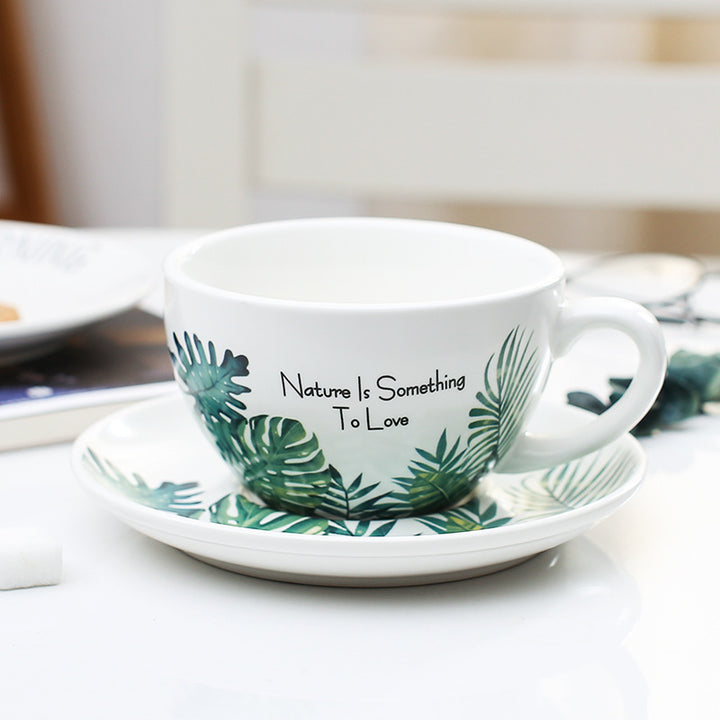 Embossed Latte Coffee Cup Cappuccino Cup