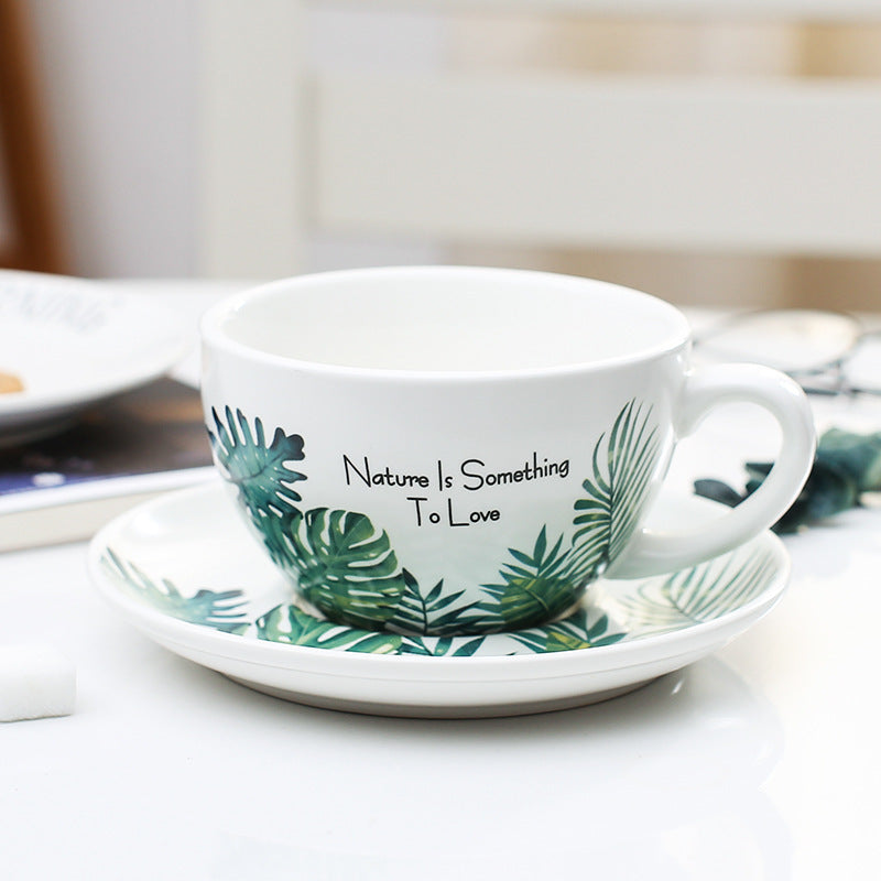 Embossed Latte Coffee Cup Cappuccino Cup