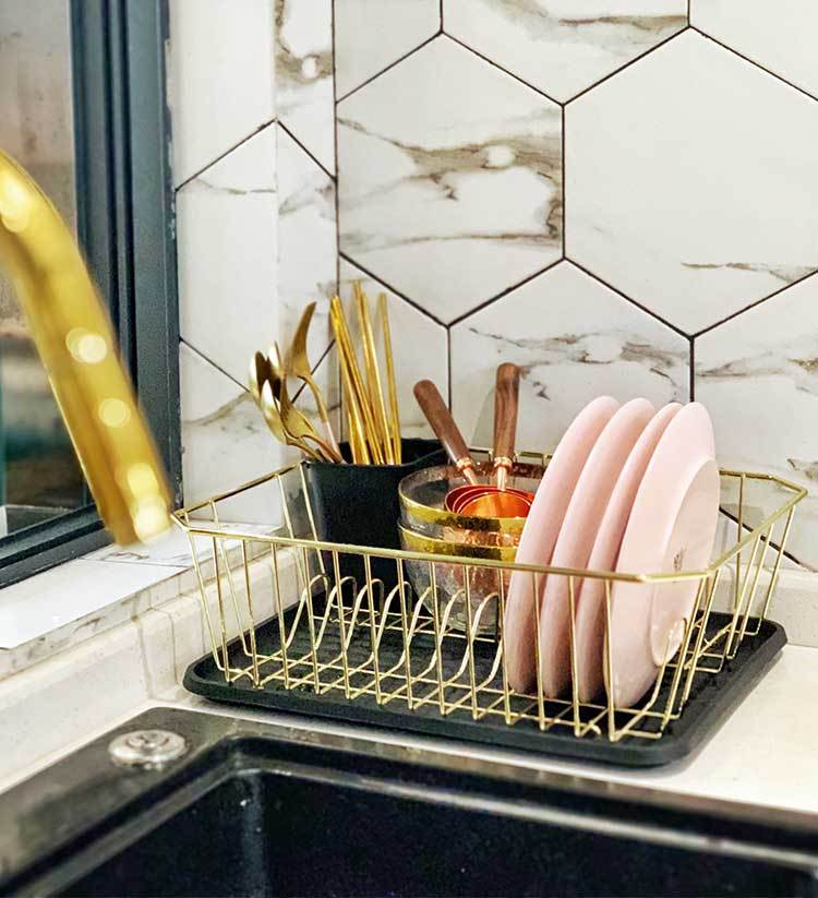 North Rail Dish Rack Drain Rack