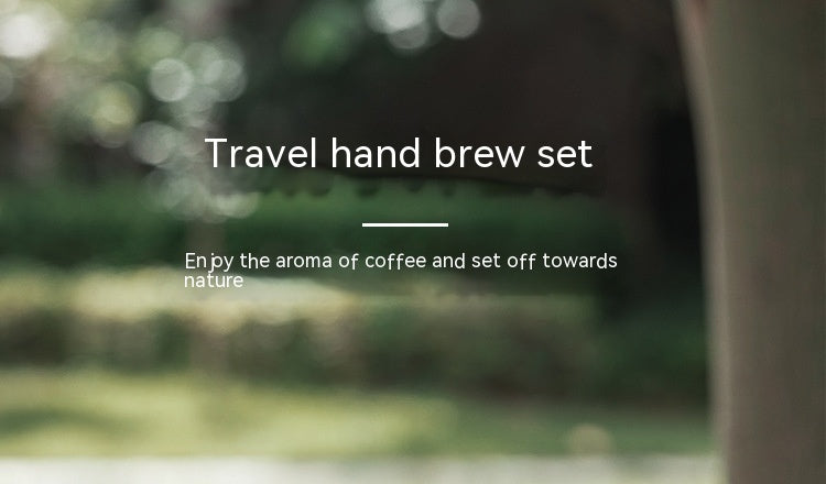 Outdoor Hand Grinding Coffee Suit