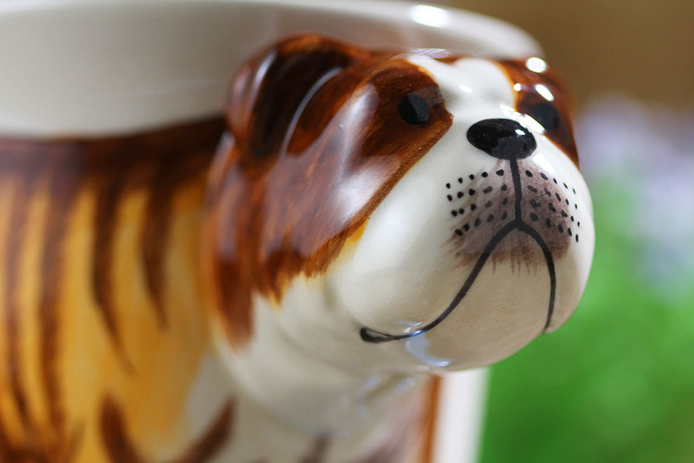 Hand painted animal mug