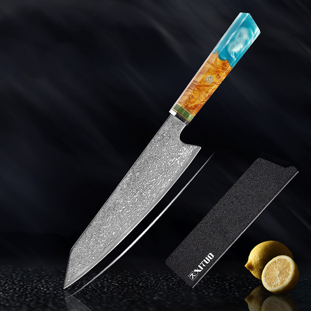 Kitchen Set Knife Damascus Steel Kitchen Knife