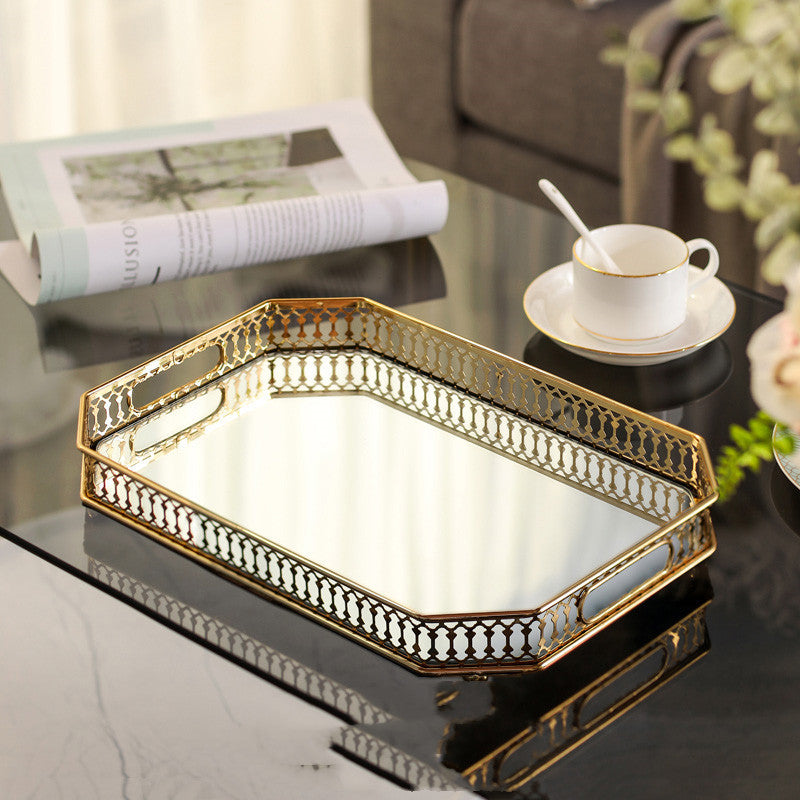 Metal Glass Candy Storage Jar