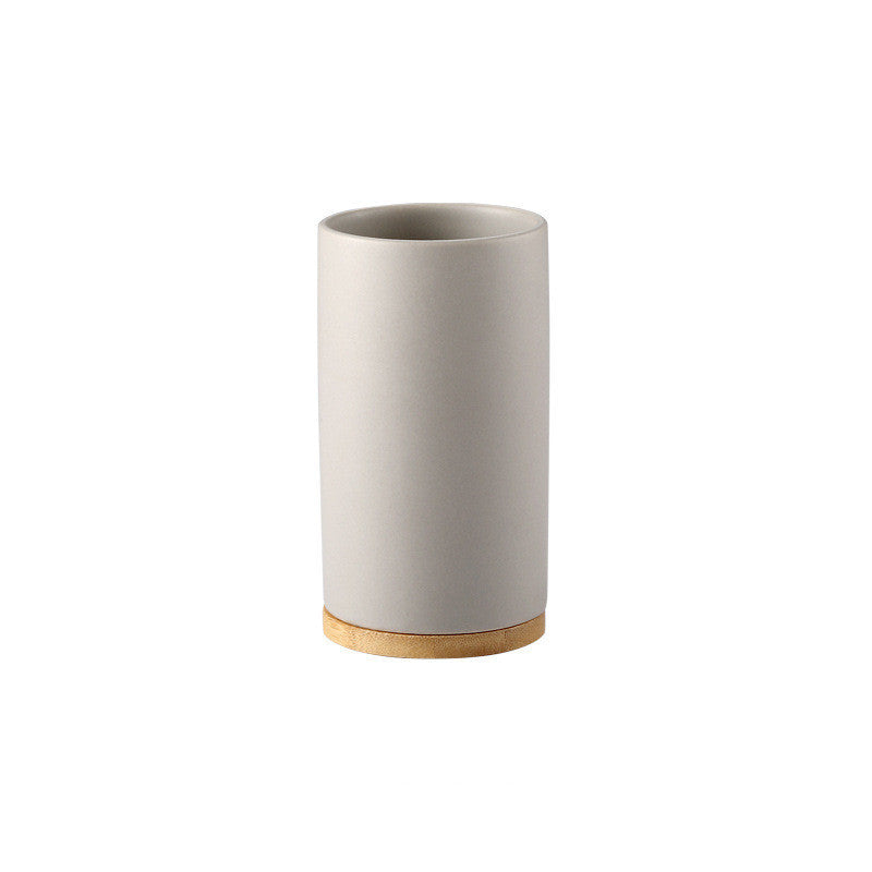 Matte toothbrush cup mouthwash cup