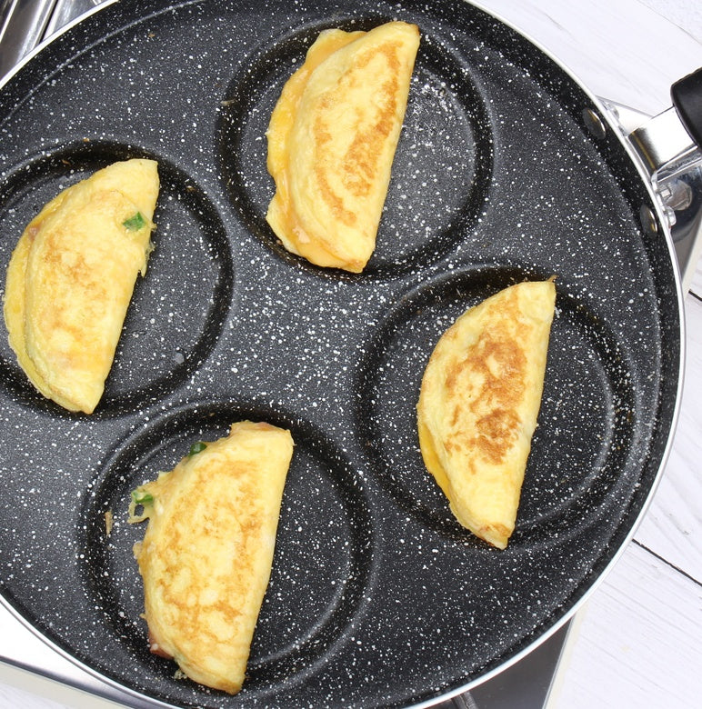 Egg Frying Pan Nonstick Pancake Pans 4-Cups