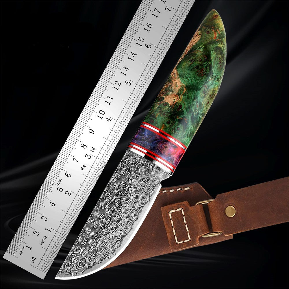 Outdoor Small Straight Fruit Wood Handle