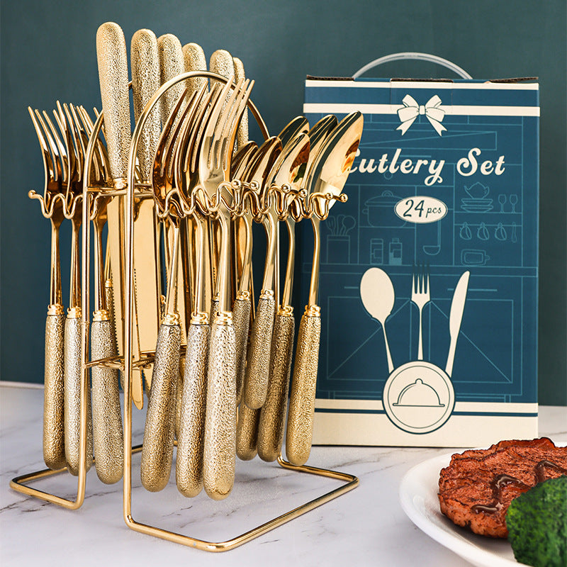 Porcelain Handle Knife Match Sets Suit