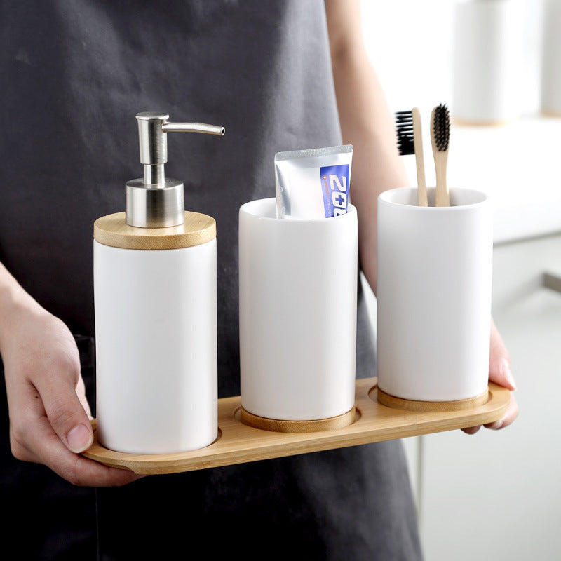 Matte toothbrush cup mouthwash cup