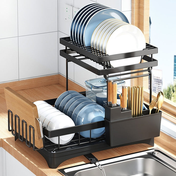 Kitchen Dish Rack Draining Rack Tableware