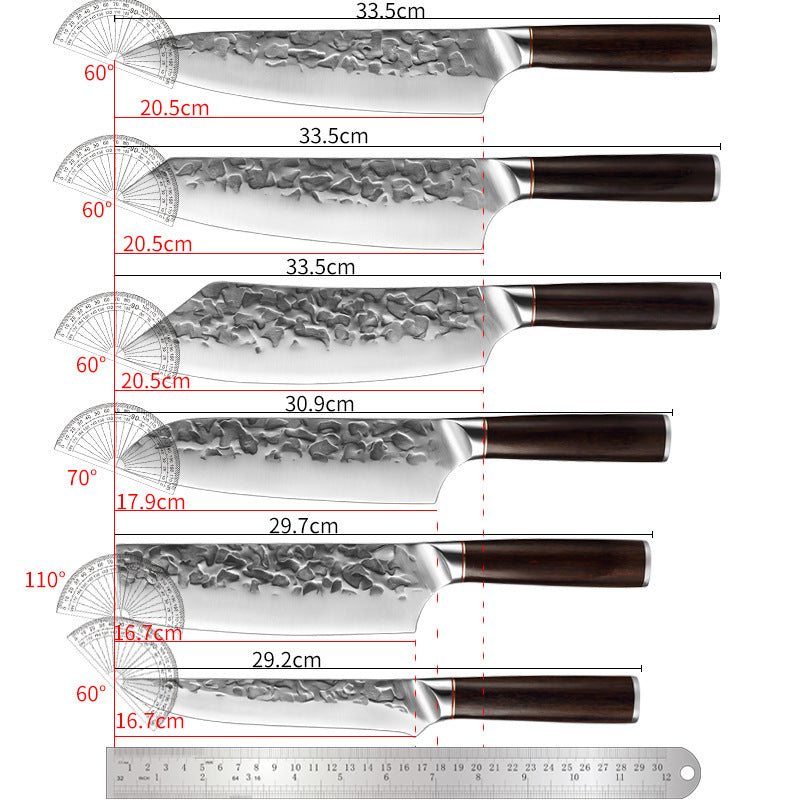 Hand Forged Chef's Knife Hammer