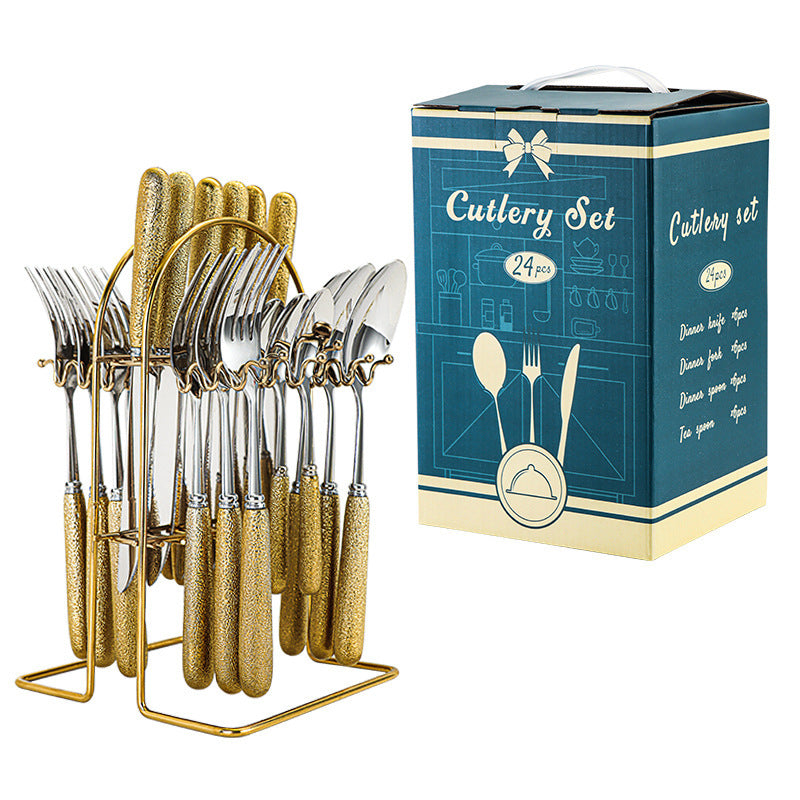 Porcelain Handle Knife Match Sets Suit