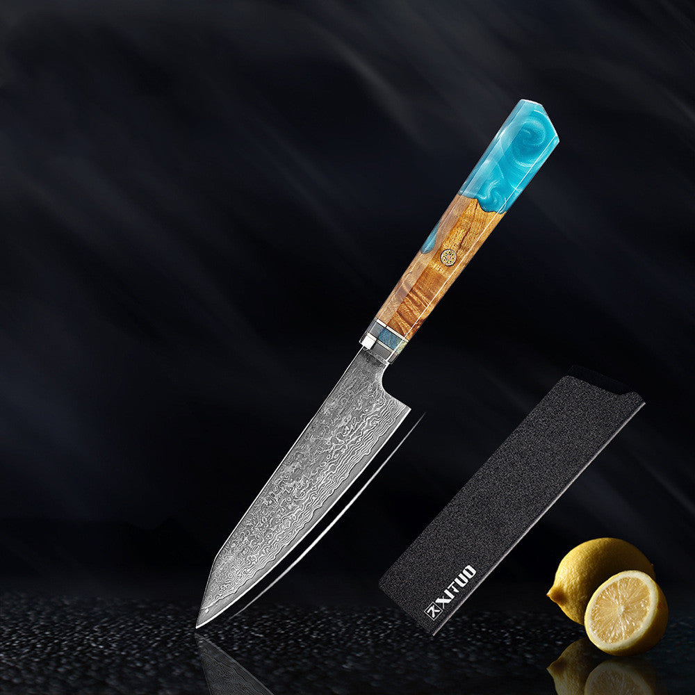 Kitchen Set Knife Damascus Steel Kitchen Knife