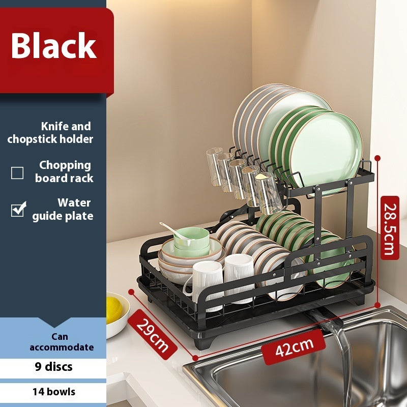 Countertop Foldable Dish Draining Rack
