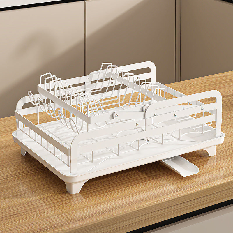 Countertop Foldable Dish Draining Rack