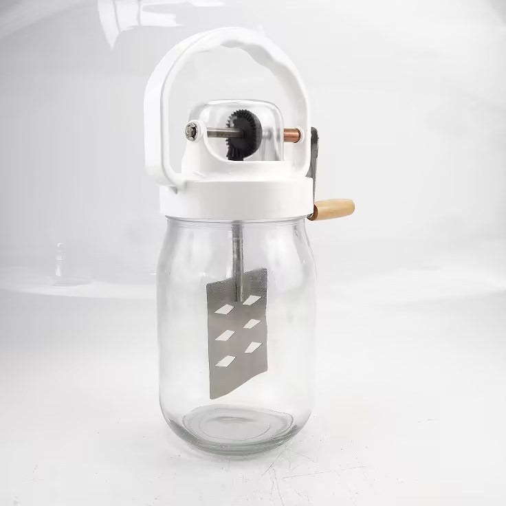 Hand Butter Kitchen Vintage Glass Bottle