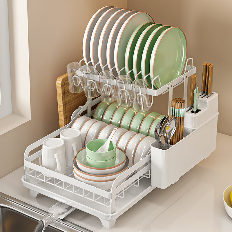Countertop Foldable Dish Draining Rack