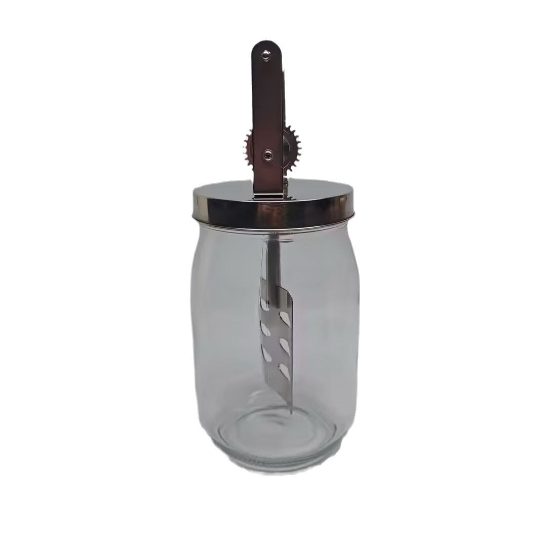 Hand Butter Kitchen Vintage Glass Bottle