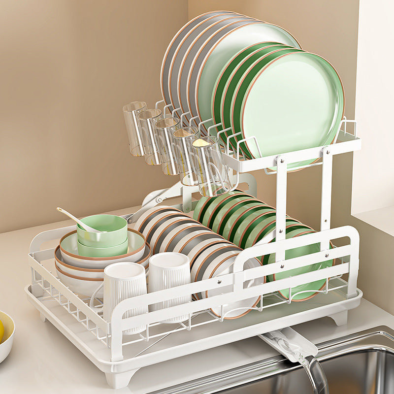 Countertop Foldable Dish Draining Rack
