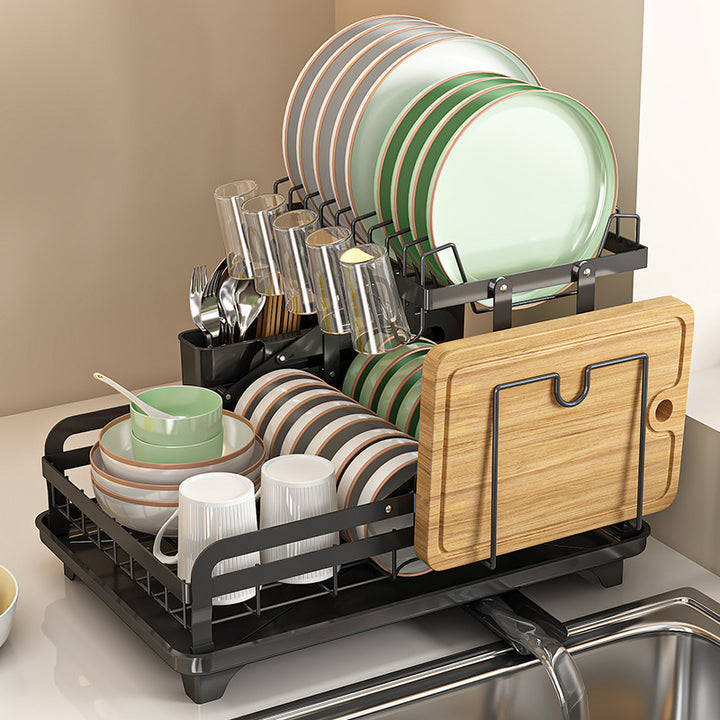 Countertop Foldable Dish Draining Rack