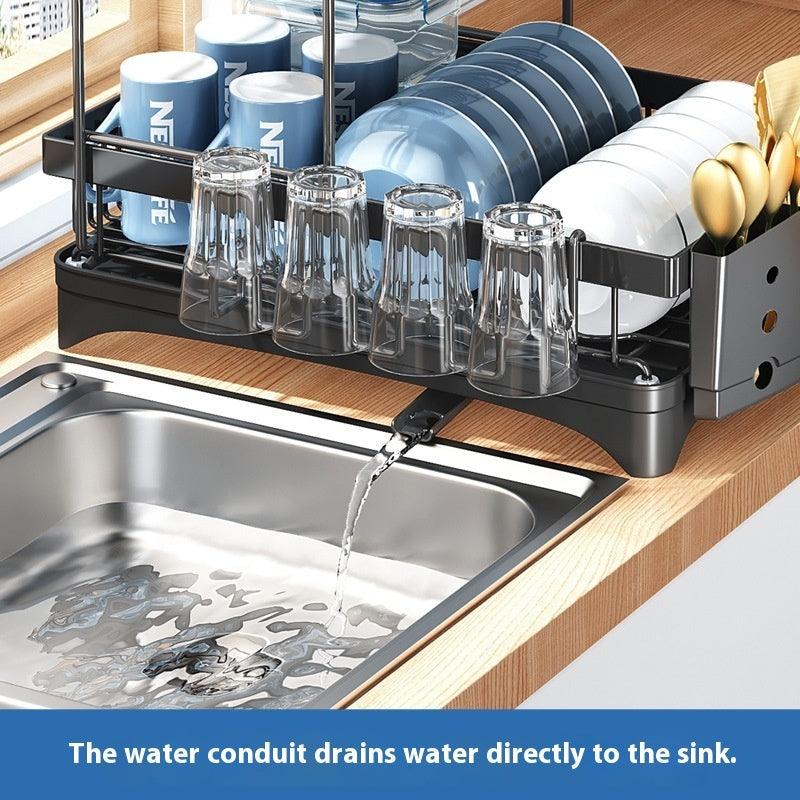 Kitchen Dish Rack Draining Rack Tableware