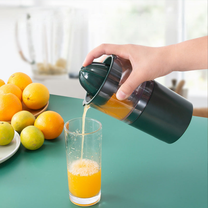 Electric Orange Press Mini Fruit Juicer