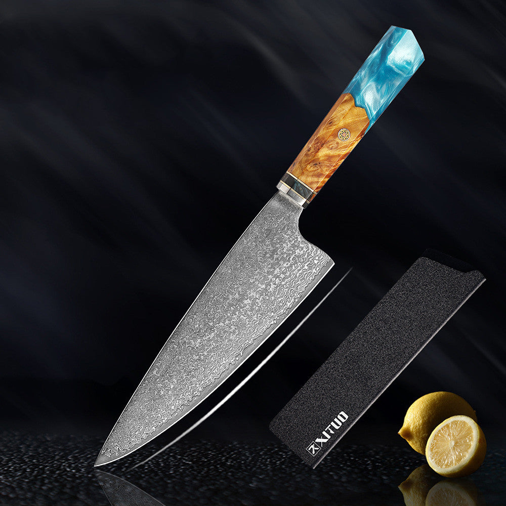 Kitchen Set Knife Damascus Steel Kitchen Knife