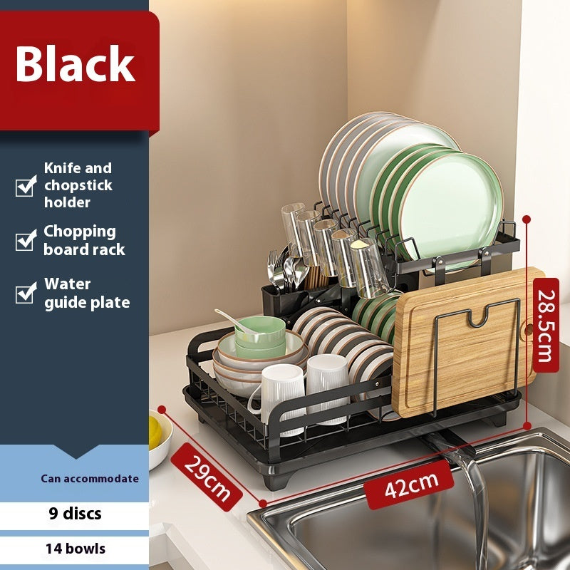 Countertop Foldable Dish Draining Rack