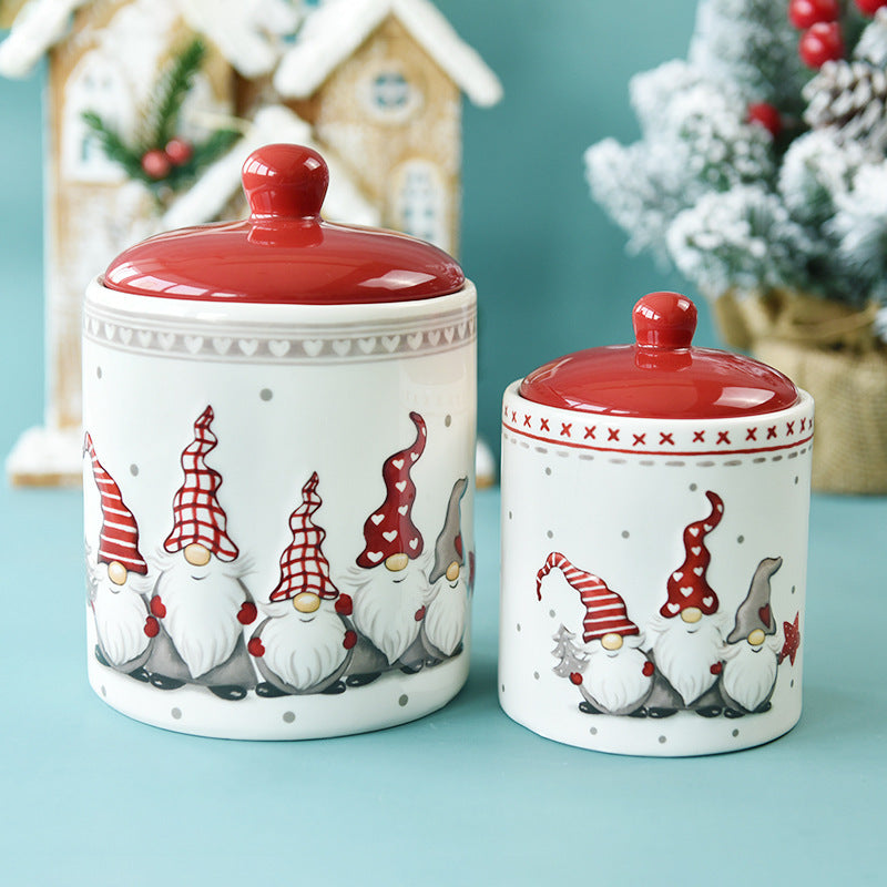 Dried Fruit Snack Jar Creative Christmas