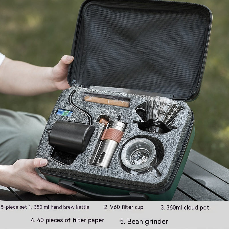 Outdoor Hand Grinding Coffee Suit