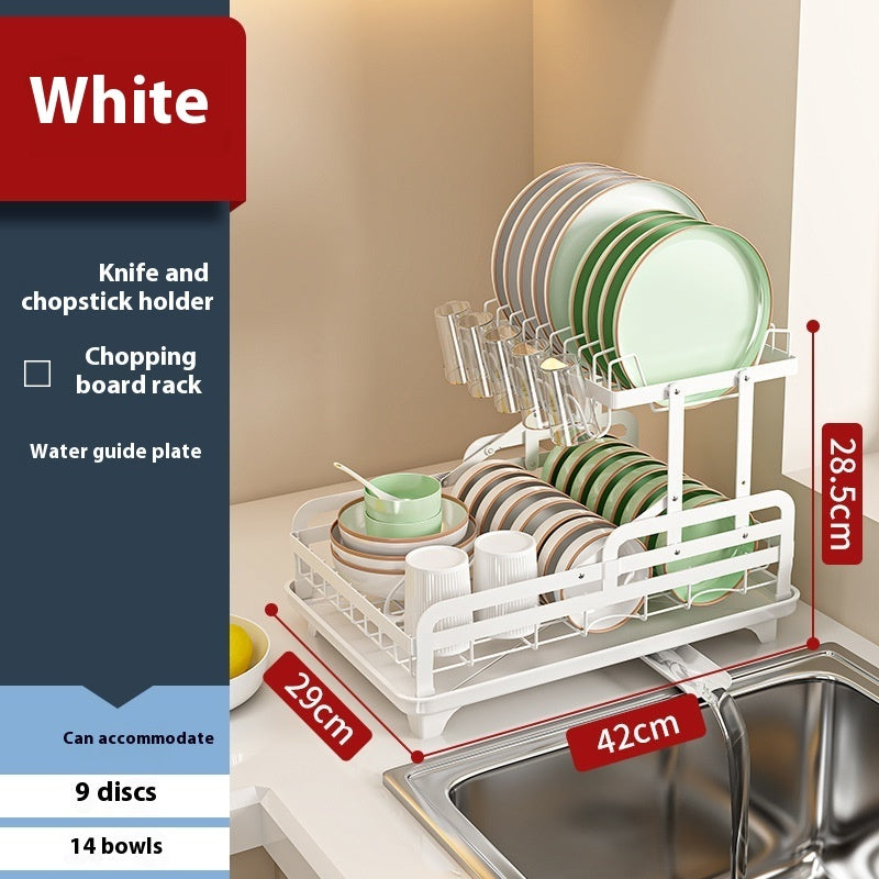 Countertop Foldable Dish Draining Rack