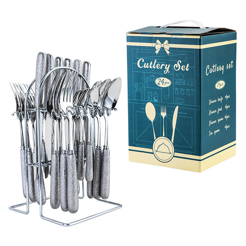 Porcelain Handle Knife Match Sets Suit