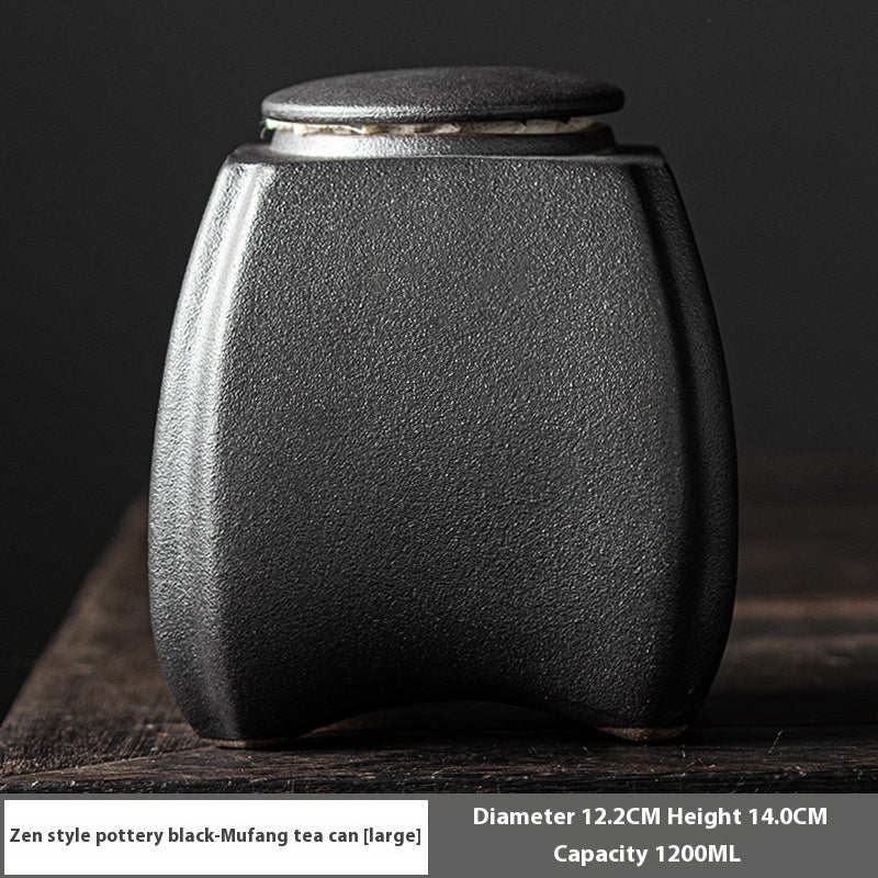 Ceramic Household Gilding Sealed Jar